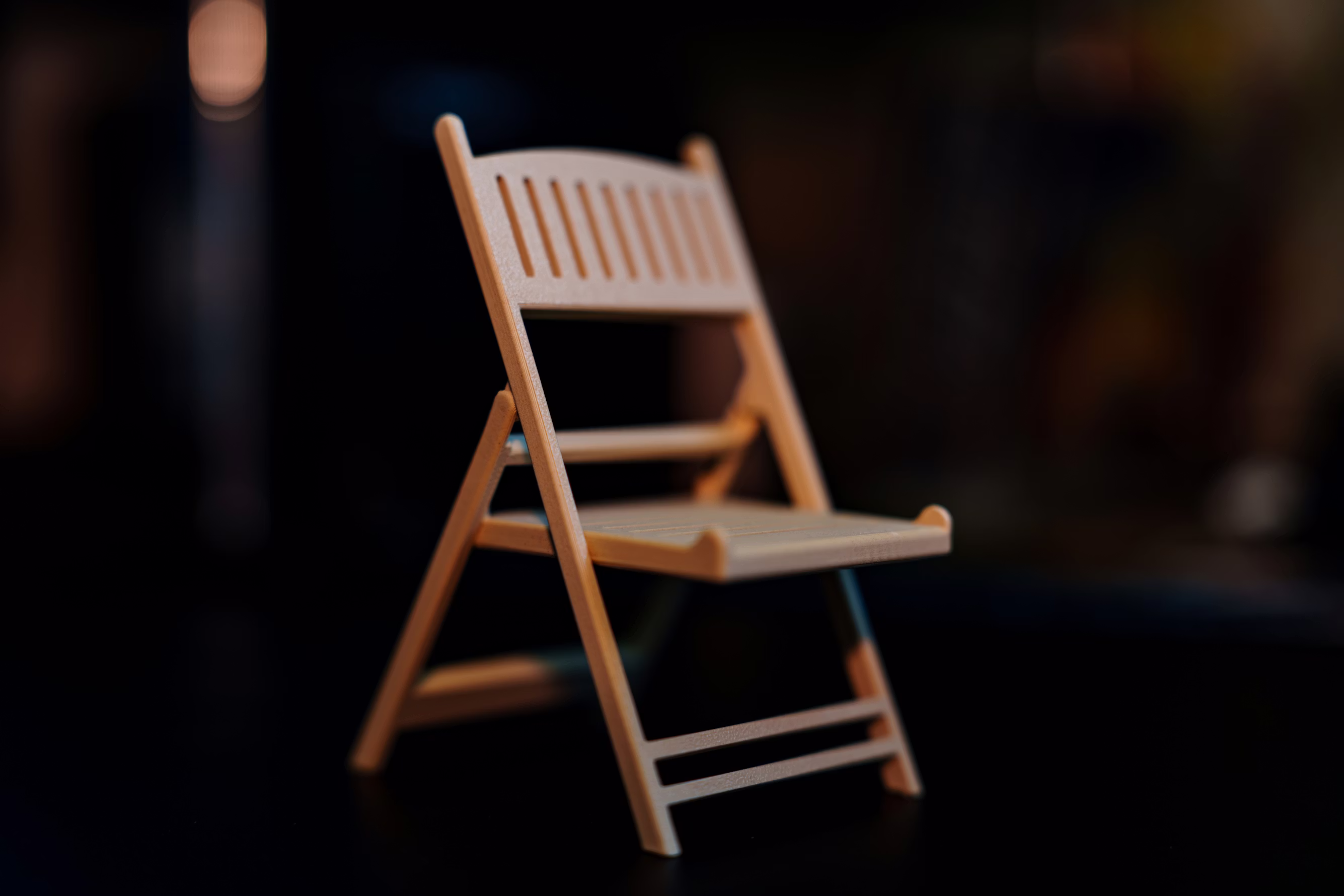 Tiny miniature folding chair